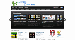 Desktop Screenshot of juegosexcel.com
